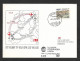 Portugal Premier Vol TAP Copenhagen Lisbonne Via Luxembourg 1979 Copenhagen Lisbon First Flight - Storia Postale