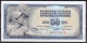 Yugoslavia-50 Dinara 1968 GG Series, 6 Serial HLECRCEGOVINA Error UNC - Yugoslavia