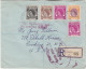 Malaya Penang Pulau Tikus Registered Cover Mailed To USA 1955. Postage Due. Malaysia - Penang