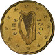 République D'Irlande, 20 Euro Cent, 2002, Sandyford, SUP, Laiton, KM:36 - Irlanda