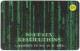 BRASIL U-198 Magnetic Telefonica - Cinema, Matrix Revolutions - Used - Brasil