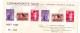 Belgique Enveloppe Commemorative Flight N.Y Centenary Philatelic Exhibition May 1947 - Lot De 3 - Brieven En Documenten