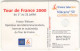 FRANCE C-327 Chip Telecom - Event, Sport, Cycling, Tour De France - Used - 2000