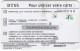 FRANCE C-418 Prepaid DTTS - People, Woman Of Sri Lanka - Used - Cellphone Cards (refills)