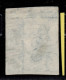 COB 4A, Bleu, Bord De Feuille, Papier Epais, 4 Marges, Obliteration P4 ANVERS, VAL COB 70 EUR - 1849-1850 Medallones (3/5)