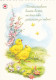 Postal Stationery - Birds - Chicks Walking Together At Easter - Red Cross - Suomi Finland - Postage Paid - Enteros Postales