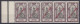 TIMBRE INDE FRANCE LIBRE N° 132 EN BANDE DE 5 NEUVE ** LUXE GOMME SANS CHARNIERE - Unused Stamps