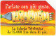 ITALY A-925 Magnetic SIP - Cartoon, Food, Spaghetti - (5.000 L) Exp. 30.06.00 - Used - Public Practical Advertising