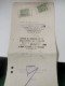 Cheque, Tissages Sintobin-Neirynck, Iseghem 1939 Avec Timbres Taxe - Postage Due