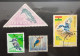 Birds Stamp USED Blue Eared Belted Kingfishers Collared KingfisherLiberia Ghana South Africa Japan - Bangladesch
