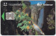 NORWAY A-274 Chip Telenor - Landscape, Waterfall, Plant, Flower - Used - Norway