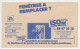 Postal Cheque Cover France 1990 Isolation- Windows - Non Classificati