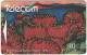 NEW ZEALAND A-807 Magnetic Telecom - Painting, Plant, Flower - 171CO - Used - New Zealand