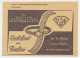 Postal Cheque Cover Germany 1955 Watch - Clock - Elastofixo - Fixoflex - Uhrmacherei