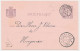 Midlaren - Trein Kleinrondstempel Groningen - Zwolle I 1898 - Covers & Documents