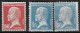 France YT N° 178, N° 179 Et N° 181 Neufs ** MNH. TB - Unused Stamps