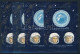 ** 1963 4 Db Az Első Női-férfi Páros űrrepülés Blokk (6.000) - Andere & Zonder Classificatie