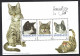 Pays-Bas, Nederland, Netherlands 2015; 25 Years Francien: Minisheet Of 3v; CATS, Personalized + 3 Postcards With Cat - Gatos Domésticos
