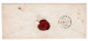 COB 5 Carmin Sur Lettre De BXL A PARIS Envoyee Deux Jours Avant Les Timbres Filigrane Sans Cadre, VAL COB 1100 EUR - 1849-1850 Medaglioni (3/5)