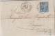 1877 - SAGE PERFORE / PERFIN "V.D" VERLEY DECROIX - LETTRE De LILLE => BERGERAC - Brieven En Documenten