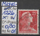 1959 - FRANKREICH - FM/DM "Marianne (Muller)" 25 Fr Karminrot - O Gestempelt - S.Scan (fr 1226o 01-05) - 1955-1961 Marianne Of Muller