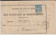 1890 - SAGE / COLIS POSTAUX - AVIS D'ARRIVAGE DE MARCHANDISES Des CHEMINS DE FER DU MIDI De RISCLE (GERS) - Lettres & Documents