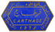 Tunézia 1973. "Carthage 1973" Zománcozott Bronz Jelvény (24x41mm) T:1- Tunisia 1973. "Carthage 1973" Enamelled Bronze Ba - Ohne Zuordnung