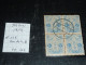 JAPON 1913 BLOC DE 4 TIMBRES N°119 (20/09) - Used Stamps