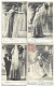 8 CPA DE LA SERIE LES DANSES DE SALON (LA DANSE DU VOILE) 1905-06 CPA 4 SCANS - Danse