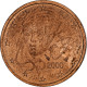 France, 2 Euro Cent, 2000, Paris, SUP+, Cuivre Plaqué Acier, KM:1283 - France