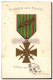 CPA Militaria Medaille Croix De Guerre - Uniforms