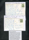 "BUNDESREPUBLIK DEUTSCHLAND" 1962/1963, Partie Mit 4 Belegen Je Mit Aptiertem (PLZ) Stempel, Vgl. Fotos (L0112) - Collections