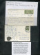 "BUNDESREPUBLIK DEUTSCHLAND" 1962/1963, Partie Mit 4 Belegen Je Mit Aptiertem (PLZ) Stempel, Vgl. Fotos (L0112) - Colecciones