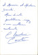 PHOTO GRAND FORMAT 1 - ENV 1 - CINEMA - THEATRE - PHOTO DEDICACEE DE L'ACTRICE FRANCAISE CLAUDINE COSTER - Signed Photographs