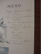 MENUS - 51 - REIMS - CARTE BLEUE : LEON CHANDON - Menu