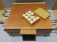 -ANCIEN JEU BABY FOOT De TABLE PLIABLE En BOIS & 11 Balles COLLECTION VINTAGE     E - Autres & Non Classés