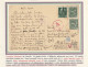 CARTOLINA POSTALE C.25 SS+2X25 MON DIST  1944 RSI (YK135 - Marcofilía