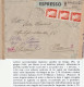 RACCOMANDATA 1944 RSI 3X1,75 TIMBRO INZAGO ARRIVO TELEGRAPH BERN (YK118 - Marcophilie