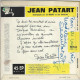 JEAN PATART -  FR EP - QUE C'EST LOIN DEJA + 3 - Sonstige - Franz. Chansons