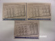 LOTERIE NATIONALE MOIS DE SEPTEMBRE OCTOBRE DECEMBRE 1945 PARIS - Lottery Tickets