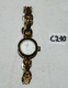 C210 Bijou - Montre - Femme - Dorée - Vintage - 1980 - Horloge: Juwelen