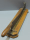 -JOLI ANCIEN COUPE PAIN BOIS Et METAL Jus De Grenier Belle Patine Cuisine     E - Outils Anciens