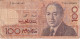 BILLETE DE MARRUECOS DE 100 DIRHAMS AÑO 1987  (BANKNOTE) - Marokko