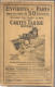 ETUI Seul-CARTE-ROUTIERE-TARIDE-1920-ENV De PARIS-50 Km-la Carte Manque-mais Peut Remplacé Sur Une Autre Carte/TBE - Roadmaps