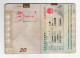 2005. YUGOSLAVIA,USED,NOT VALID FAMILY PASSPORT,5 CHINA VISA STAMPS,CHINESE VISA,FEMALE + 2 PHOTO,FULL PASSPORT 32 PAGES - Historische Dokumente