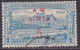 GREECE 1900 "AM" Overprint With Broken E On 1896 Olympic Games 5 L / 1 Dr. Blue Vl. 174 E - Usados