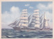 Bateau -- Illustrateur " Charly VIAUD "--  Voilier  Trois Mâts Nantais ( Début XX° S ) - Sailing Vessels