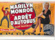 CPSM - MARILYN MONROE  Affiche Belge Arret D Autobus Bus Stop Film 1956. - Affiches Sur Carte