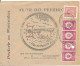 Portugal Cover Sent To Denmark 4-1-1939 With Stamps On The Backside Of The Cover 1 Stamp Damaged With Archive Hole - Lettres & Documents