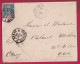 DAKAR SENEGAL 1902 + AMBULANT MARITIME LOANGO A MARSEILLE POUR ARSY OISE LETTRE - Covers & Documents